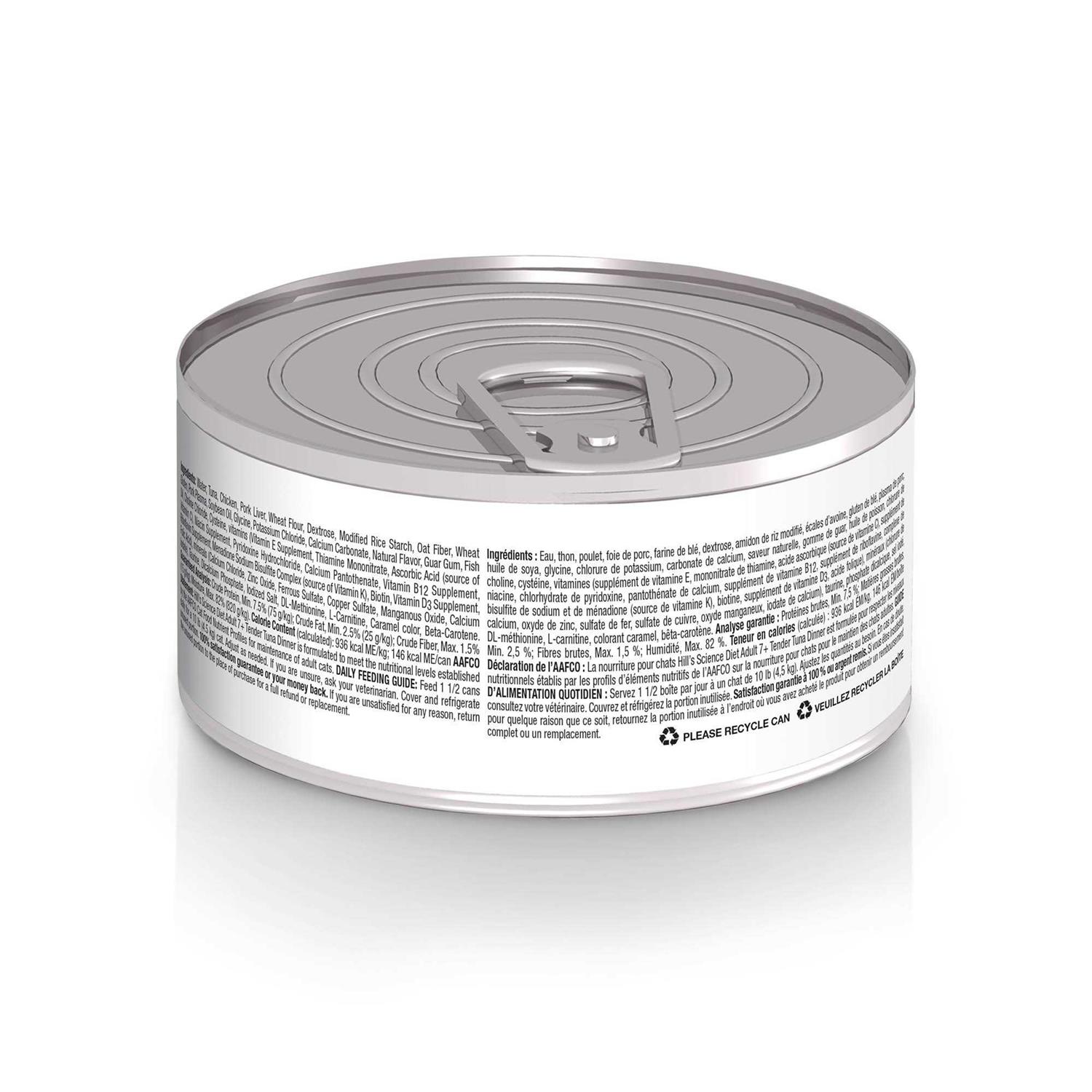 Hill’s Science Diet Adult 7+ Tender Tuna Dinner Cat Food - Nail Gallerys