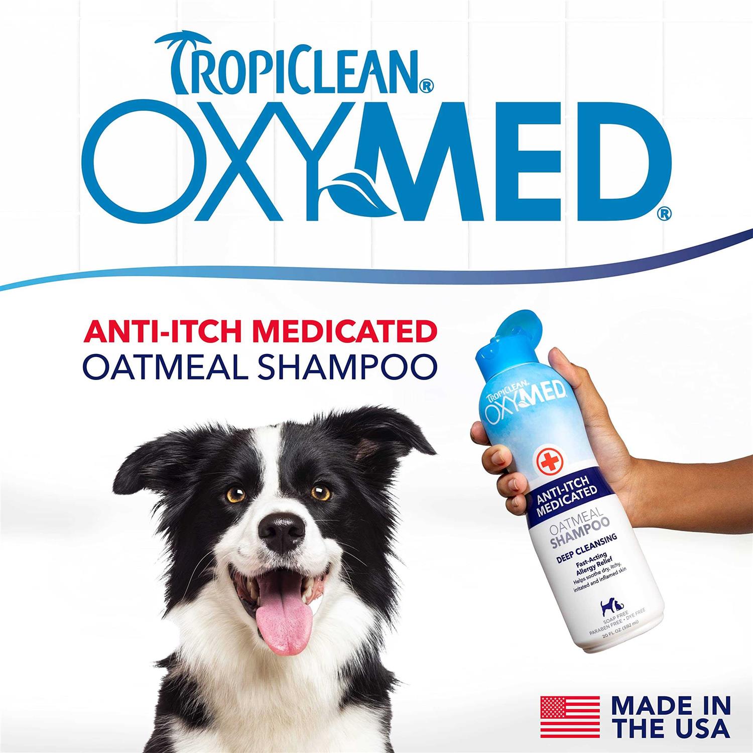 Tropiclean OxyMed Medicated Anti-Itch Oatmeal Pet Shampoo - Nail Gallerys
