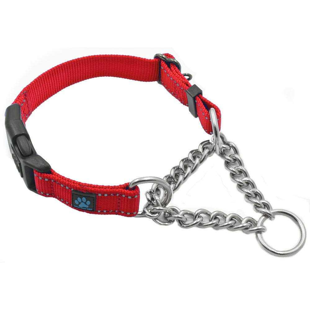 Max and Neo Stainless Steel Chain Martingale Collar We Donate a Collar to a Dog Rescue for Every Collar Sold - Nail Gallerys