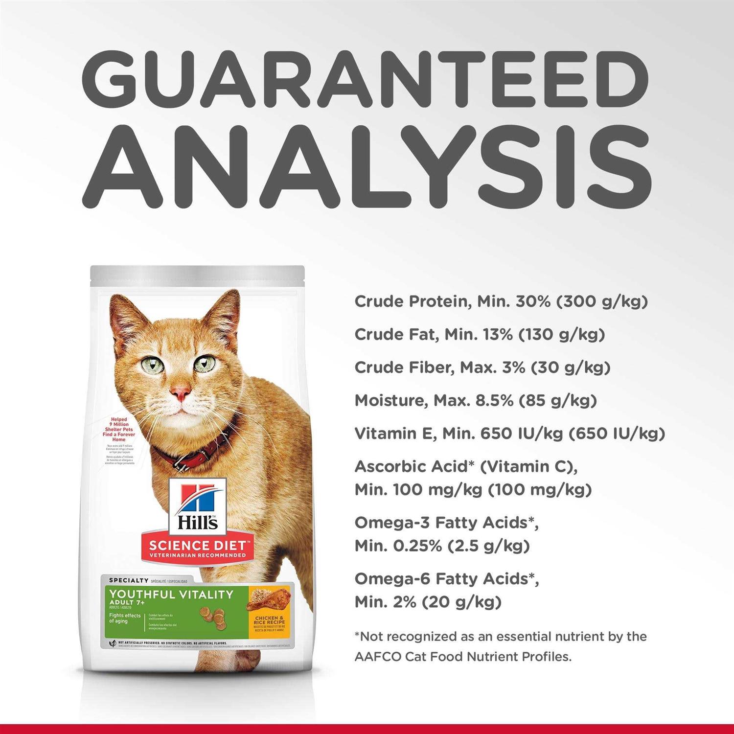 Hill’s Science Diet Adult 7+ Senior Vitality Dry Cat Food - Nail Gallerys