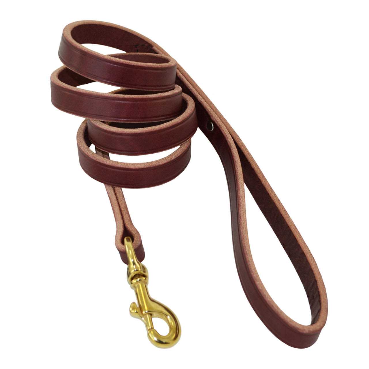 Signature K9 Signature Standard Leather Leash - Nail Gallerys