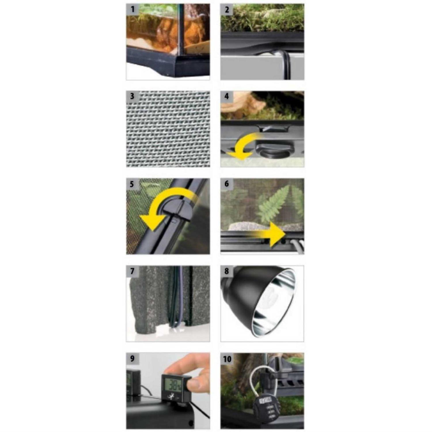 Exo Terra Glass Terrarium Nano - Nail Gallerys