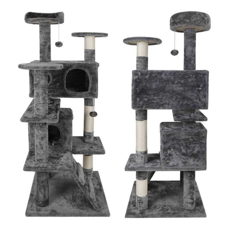 Cat Tree Tower 53 inch Sturdy Activity Center Large Playing House Condo For Rest - Nail Gallerys