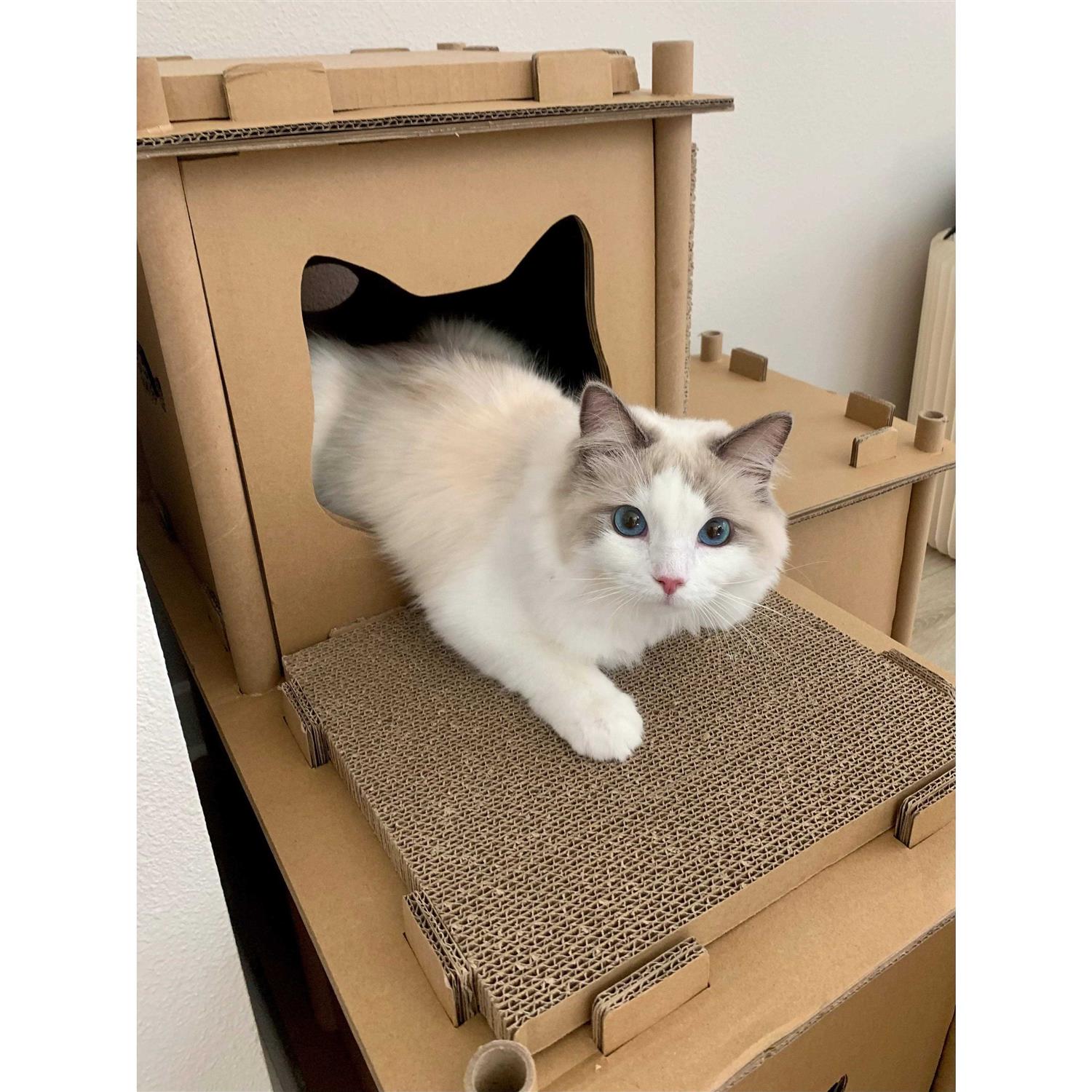 Petique Feline Fortress Cat House - Nail Gallerys