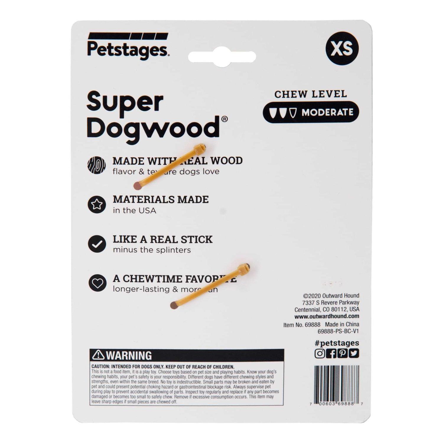 Petstages Dogwood Stick Dog Chew Toy - Nail Gallerys