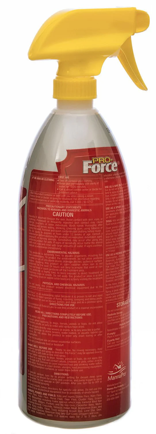 Pro-Force Fly Spray by Manna Pro, 32 oz - Nail Gallerys