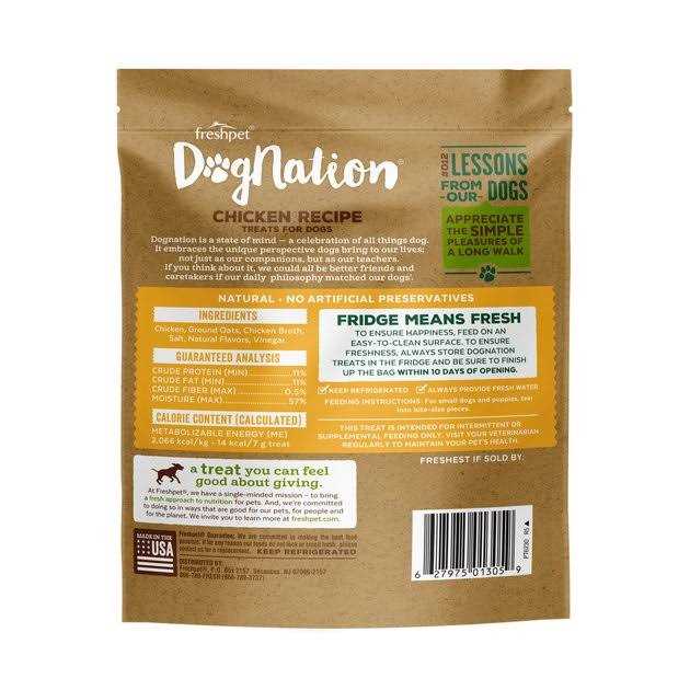Freshpet Dognation Chicken Dog Treats - Nail Gallerys