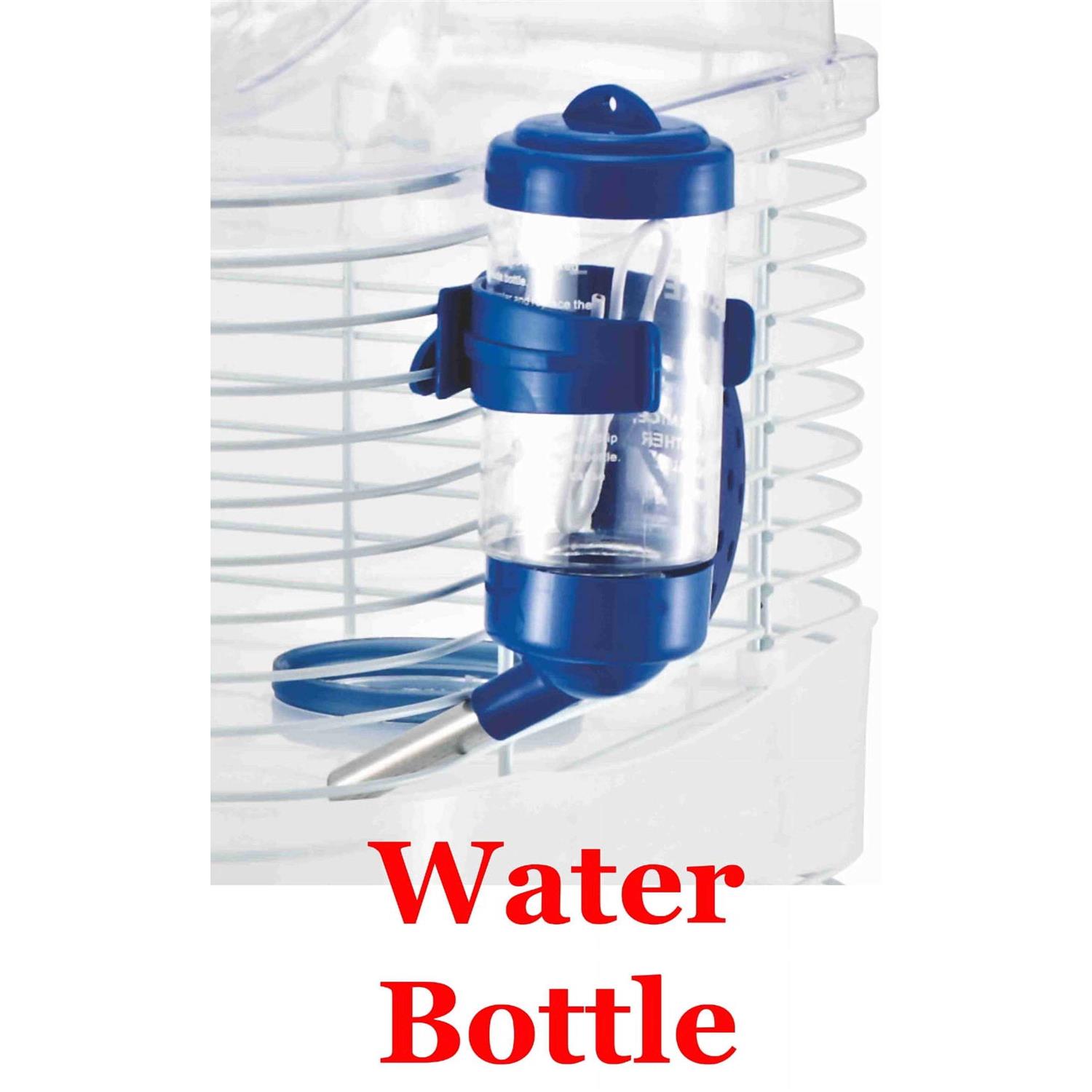 Mcage 4-tiers Acrylic Clear and Customizable Hamster Palace Mouse House Gerbil Habitat Home Cage With Top Lookout Level Exercise Running Ball - Nail Gallerys