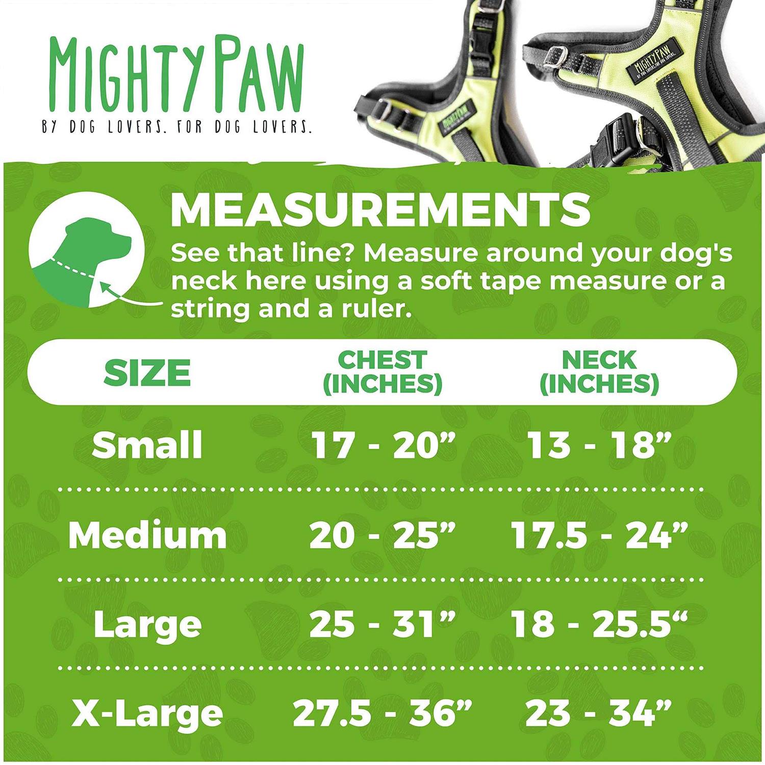 Mighty Paw Sport Harness 2.0 Padded Dog Harness Adjustable Neck and Chest Straps - Nail Gallerys