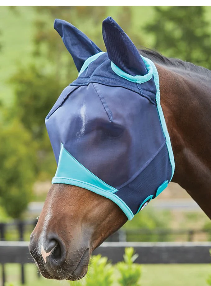 Weatherbeeta ComFITec Fine Mesh Horse Fly Mask with Ears - Nail Gallerys