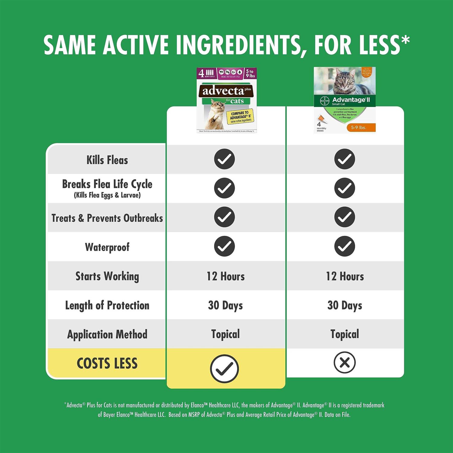 Advecta Plus Flea Protection for Small Cats - Nail Gallerys