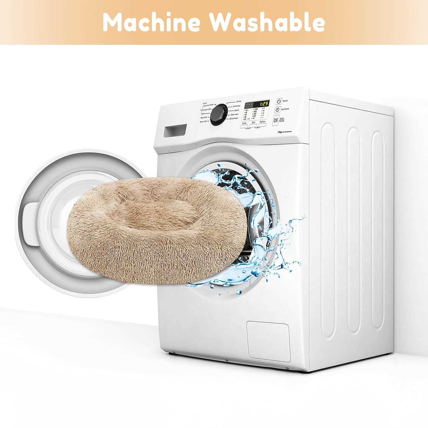 WESTERN HOME WH Western Home Faux Fur Dog Bed & Cat Bed Original Calming Dog Bed for Small Medium Large Pets - Nail Gallerys