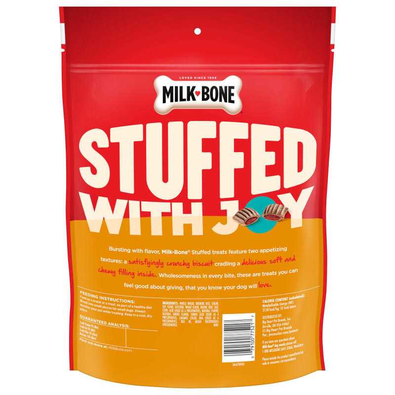 Milk-Bone Stuffed Dog Treats Bacon & Beef - Nail Gallerys