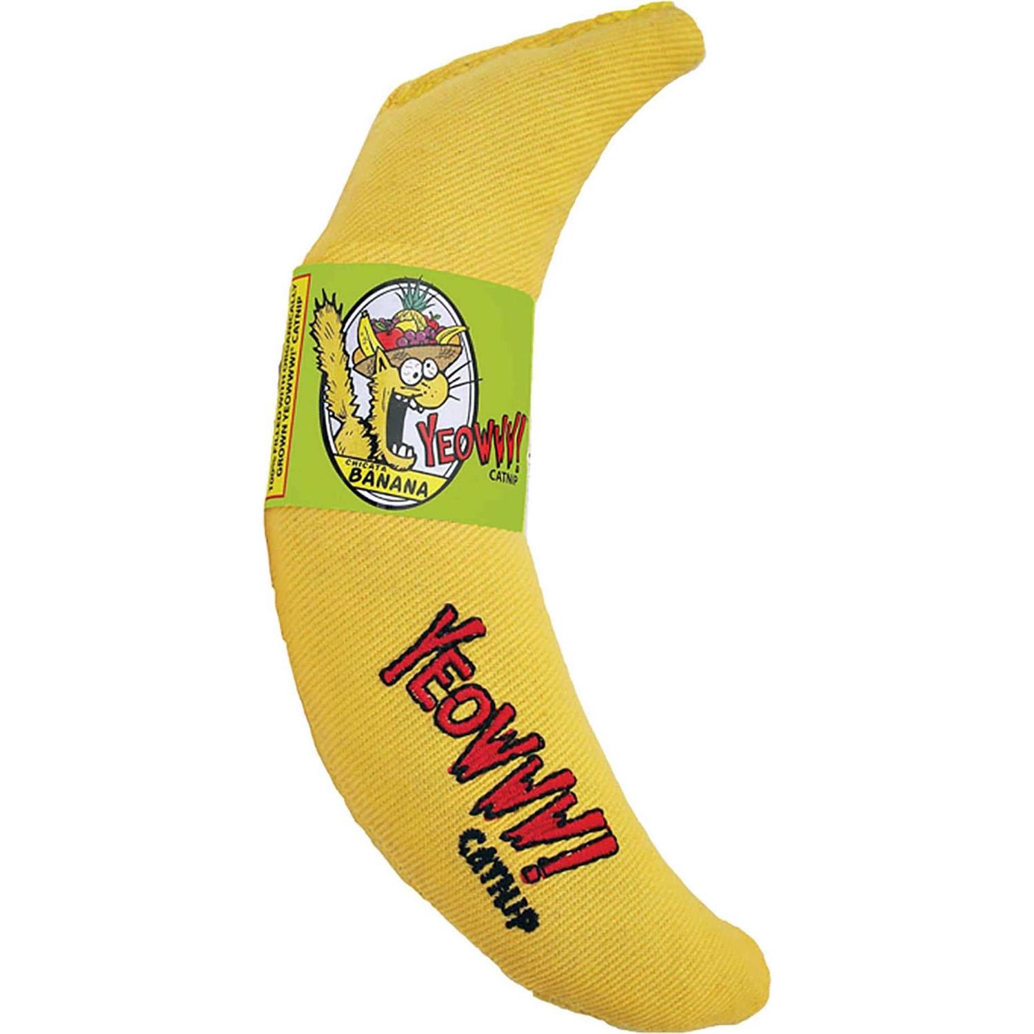 Yeowww! Banana Catnip Toy - Nail Gallerys
