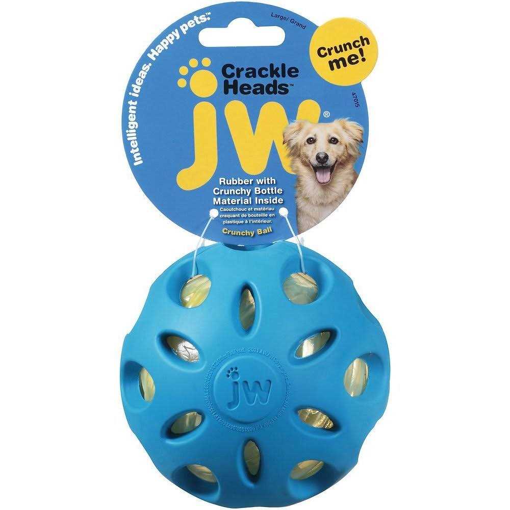 JW Pet Crackle Heads Ball Dog Toy - Nail Gallerys