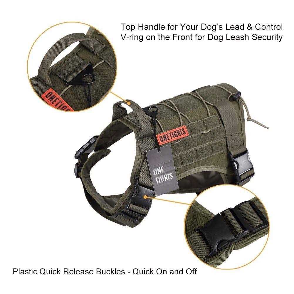 OneTigris Tactical Dog Harness - Nail Gallerys