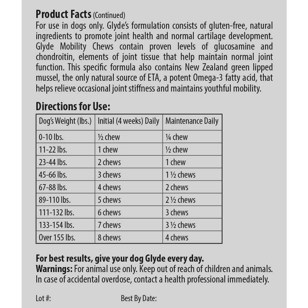 Glyde Mobility Chews for Dogs - Nail Gallerys