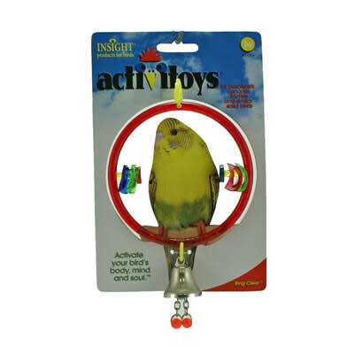 JW Bird Toy Ring Clear - Nail Gallerys