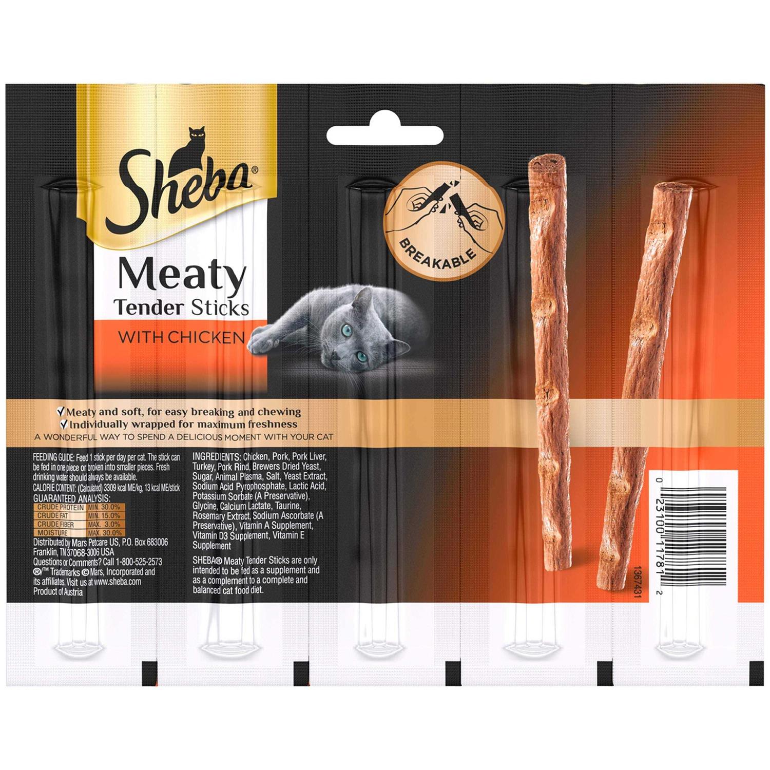 Sheba Cat Treats Meaty Tender Sticks - Nail Gallerys