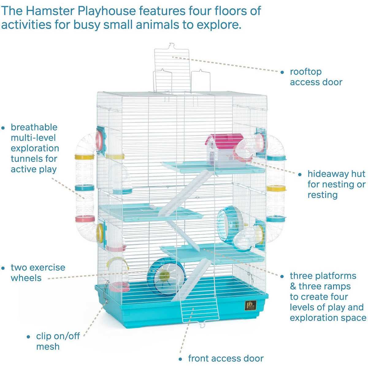 Prevue Pet Products Playhouse Small Pet Habitat - Nail Gallerys