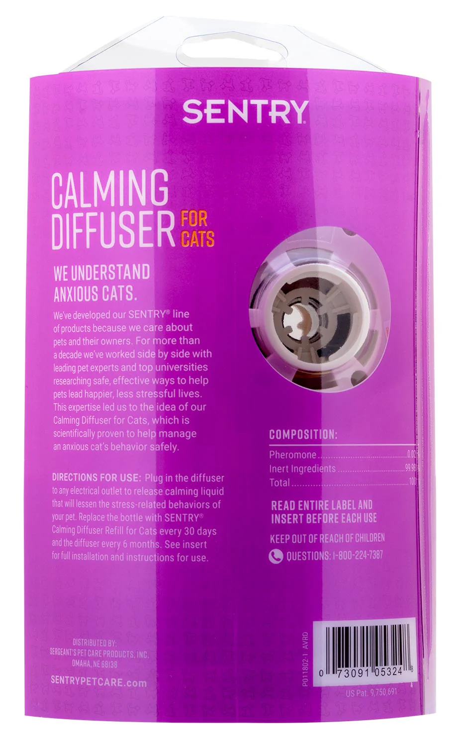 SENTRY? Calming Diffuser Kit & Refills for Cats - Nail Gallerys