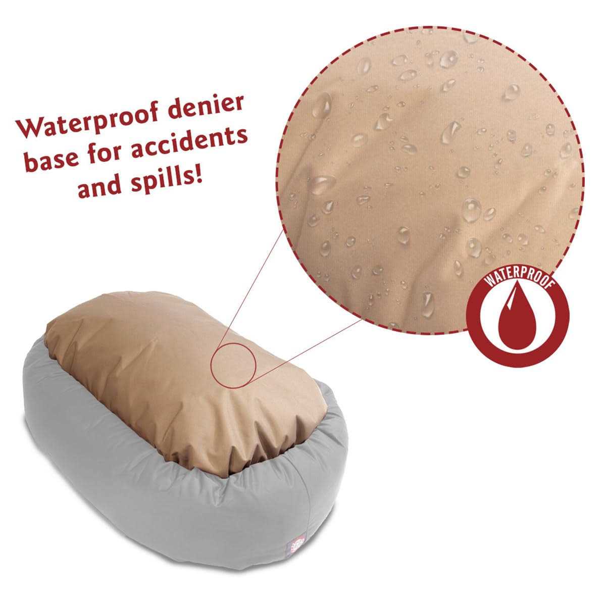 Majestic Pet Palette Heathered Sherpa Bagel Bolster Dog Bed - Nail Gallerys