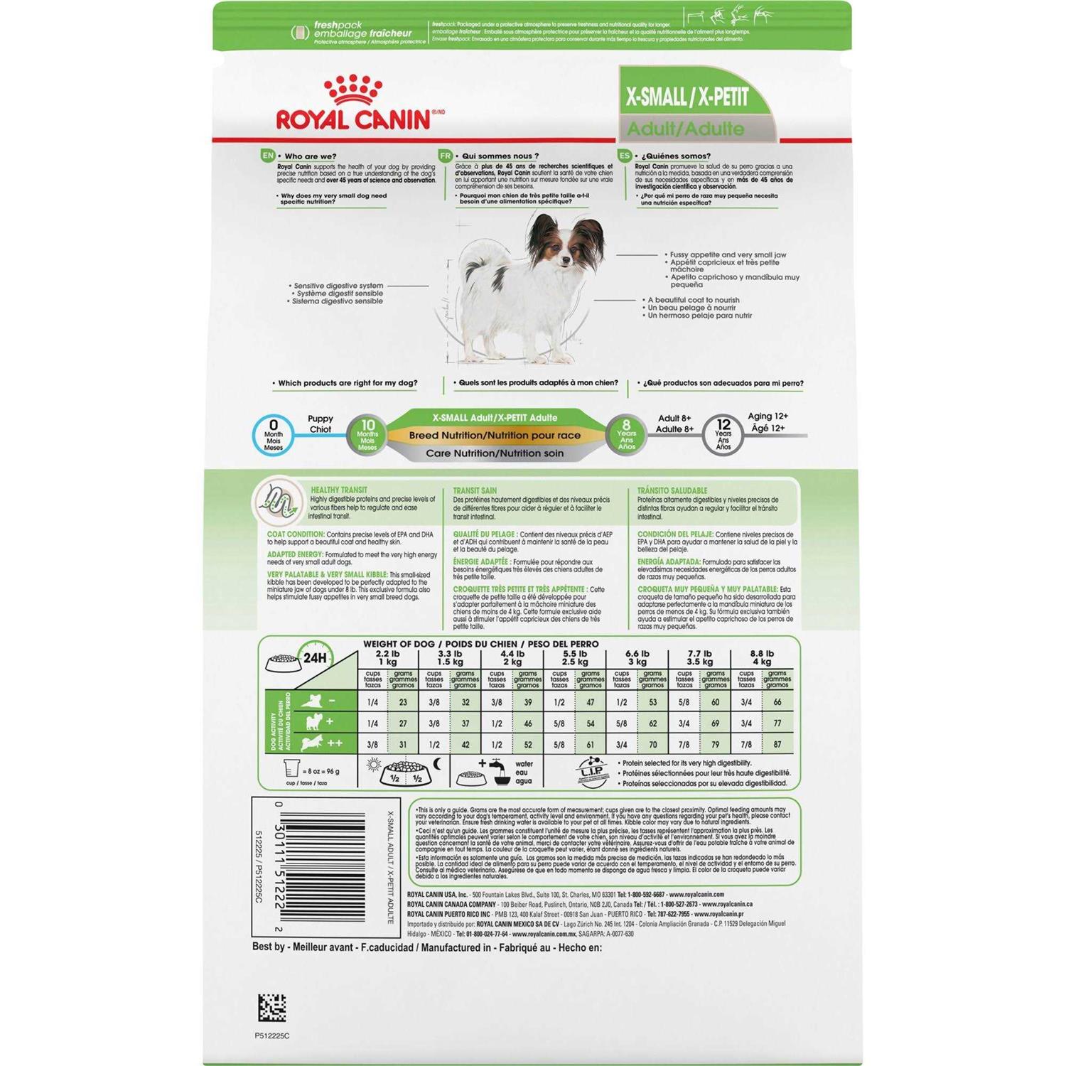 Royal Canin Size Health Nutrition X-Small Adult Dry Dog Food - Nail Gallerys