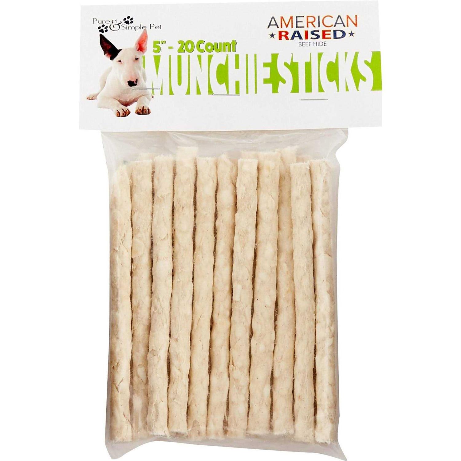 Pure & Simple Pet 5 inch Munchie Sticks - Nail Gallerys