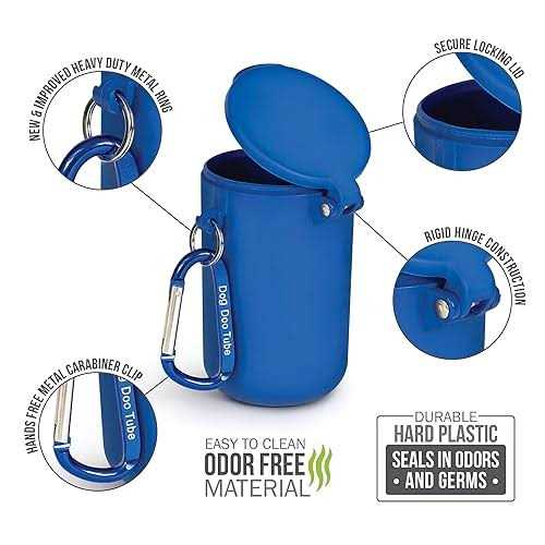 DDT Dog Doo Tube Reusable Dog Poop Holder For Dog Walkers Carries Used Dog Poop Bags - Nail Gallerys