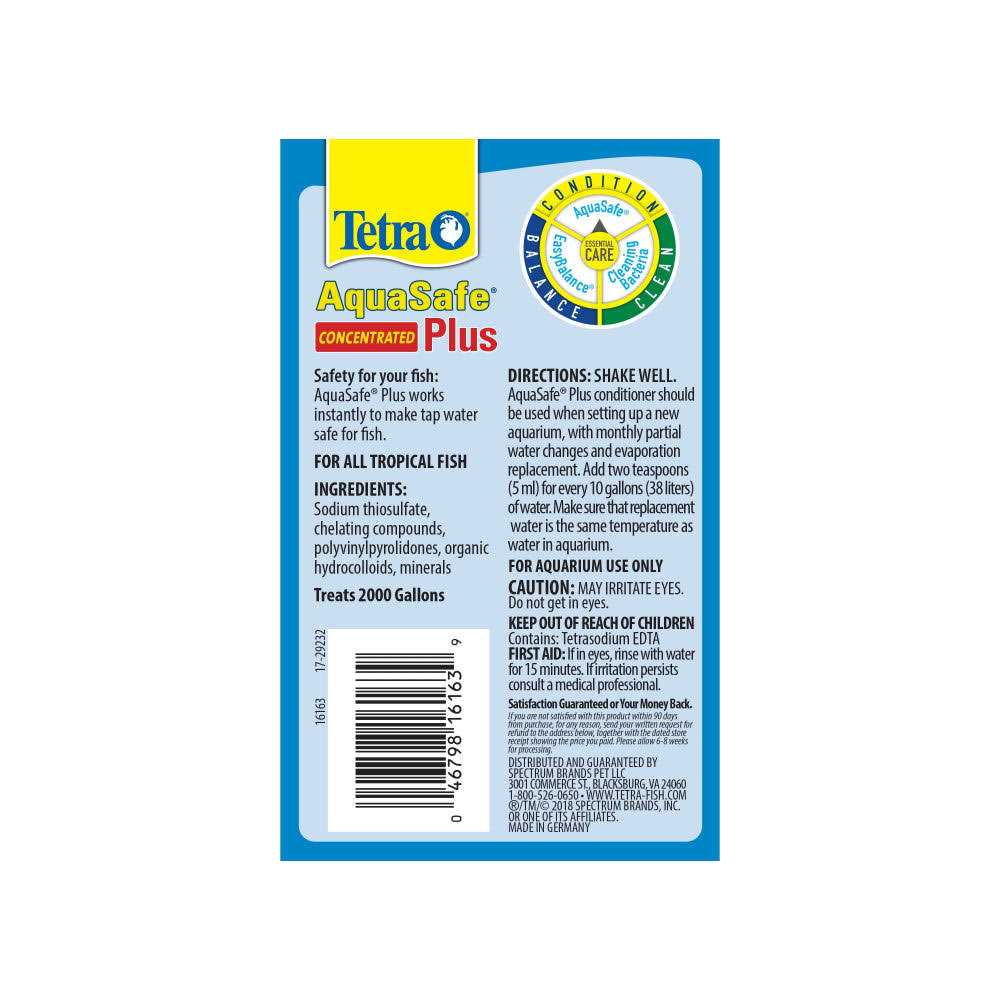 Tetra AquaSafe Plus Water Conditioner - Nail Gallerys