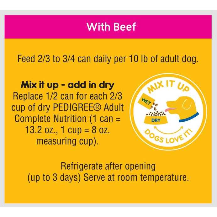 Pedigree Chopped Ground Dinner Variety Pack with Beef & Chicken Wet Dog Food - Nail Gallerys