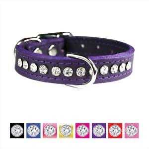 OmniPet Signature Leather Crystal Dog Collar - Nail Gallerys