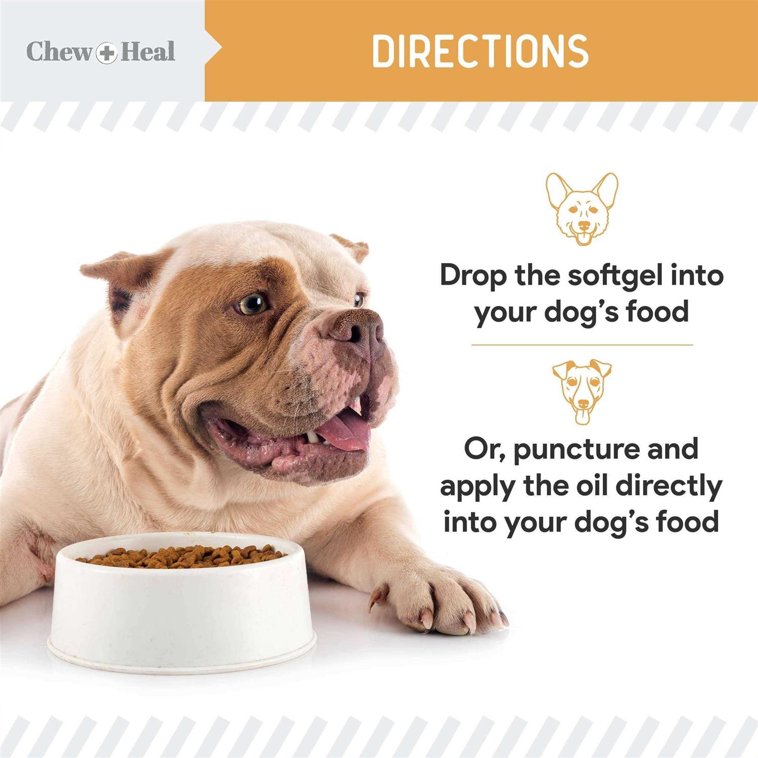 Chew + Heal Omega 3 Fish Oil for Dogs - Nail Gallerys