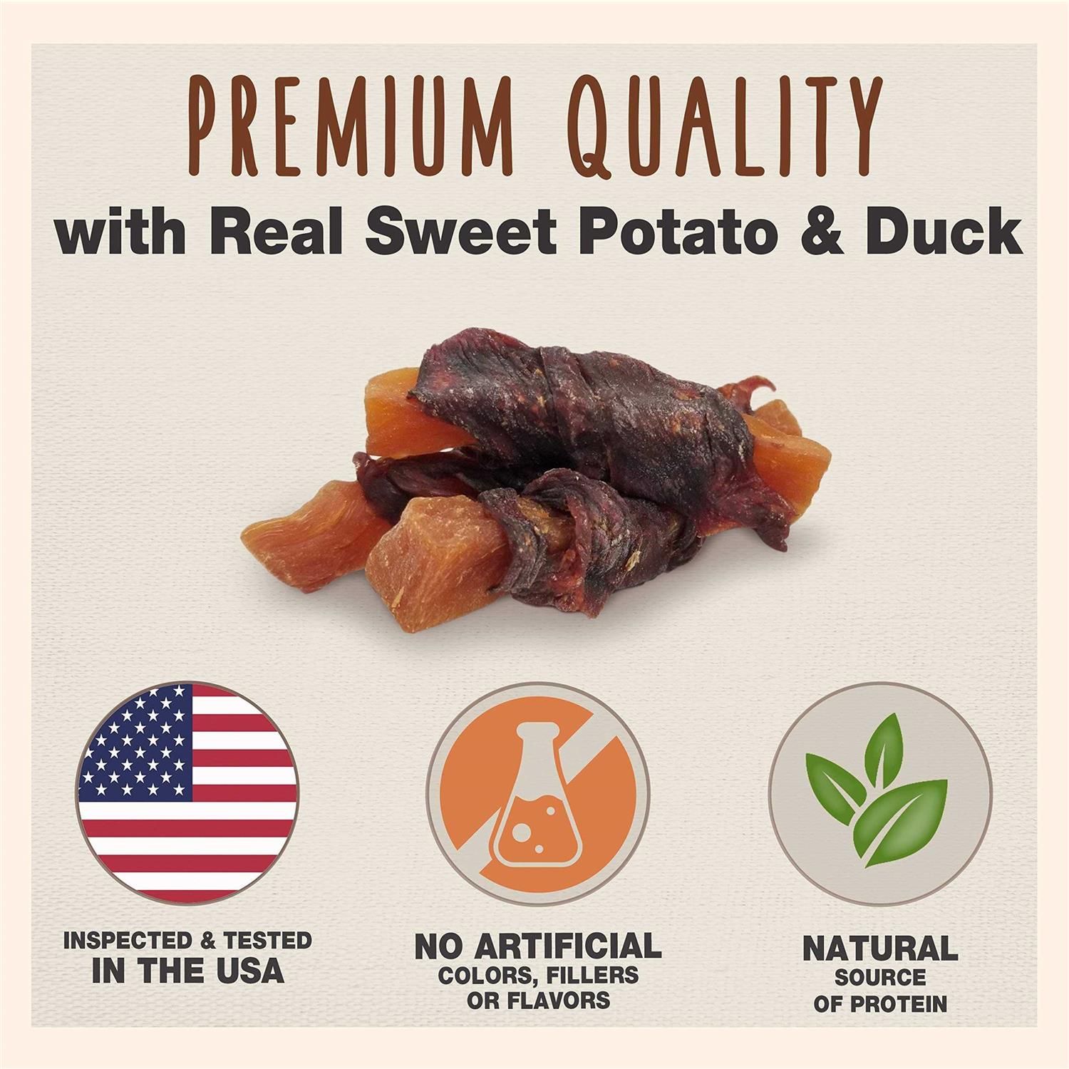Cadet Sweet Potato & Duck Wraps Dog Treats - Nail Gallerys