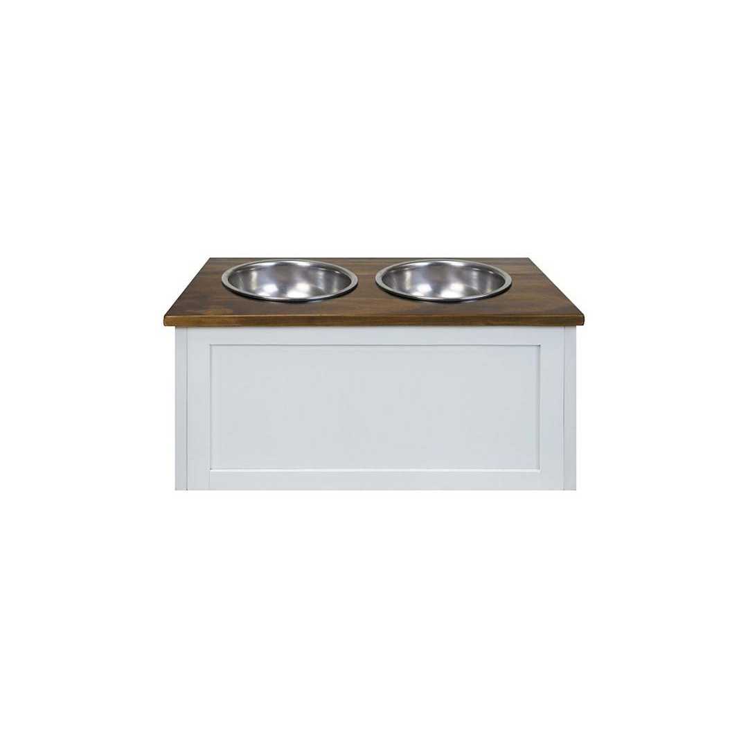 Casual Home Pet Feeder Storage Stand - Nail Gallerys