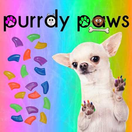 Purrdy Paws Soft Nail Caps for Dogs - Nail Gallerys