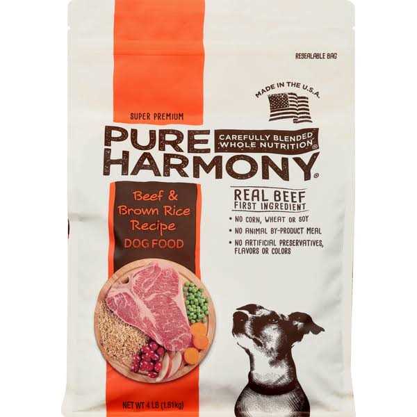 Pure Harmony Super Premium Beef & Brown Rice Recipe Dog Food - Nail Gallerys