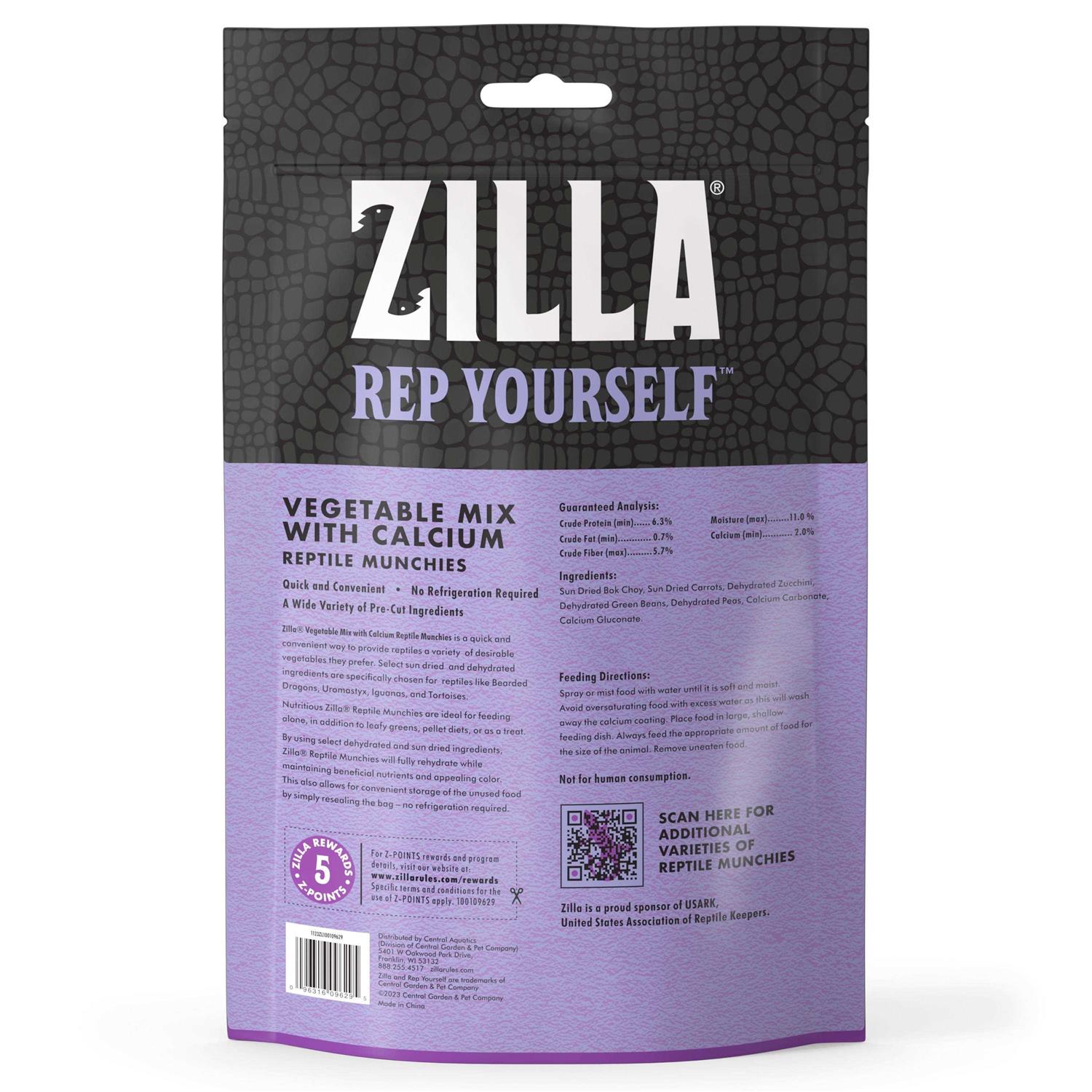 Zilla Reptile Munchies Vegetable Mix - Nail Gallerys