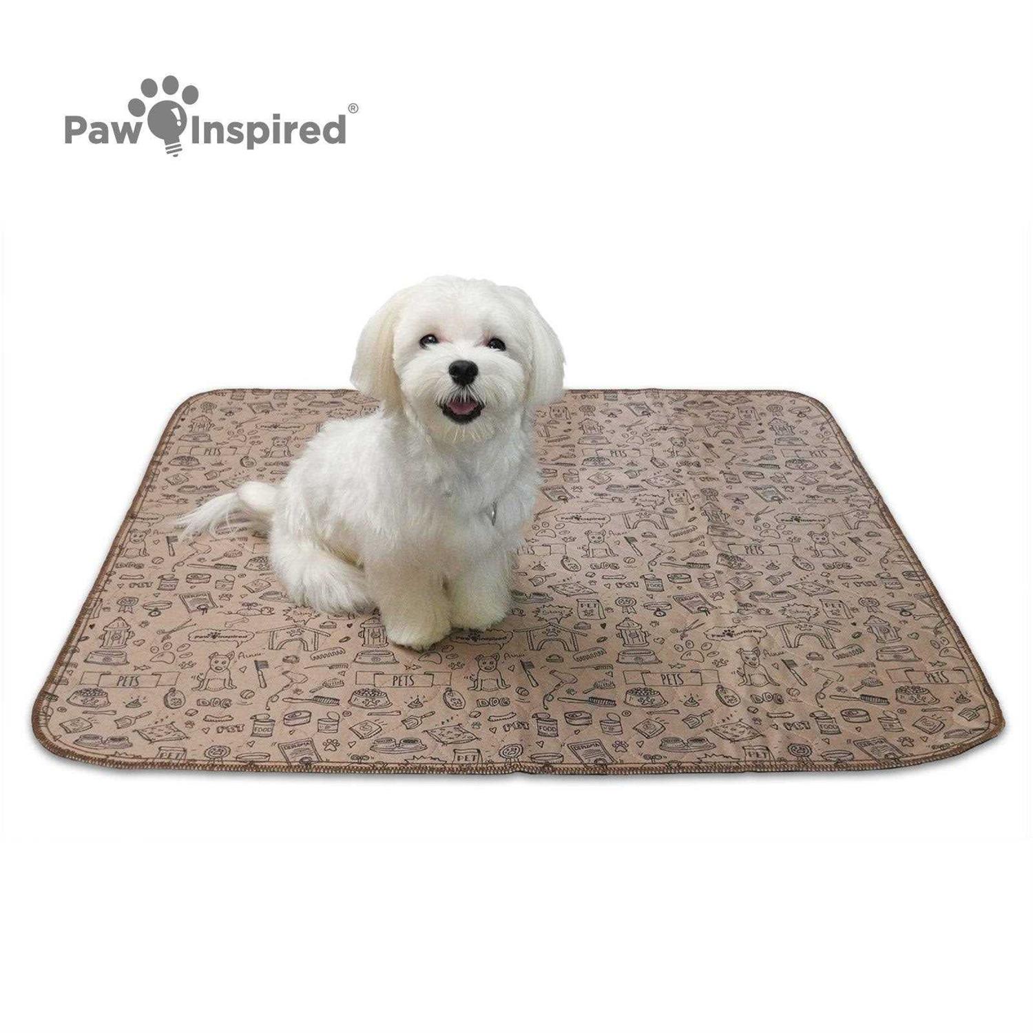 Paw Inspired Washable Pee Pads for Dogs Reusable Puppy Pads - Nail Gallerys
