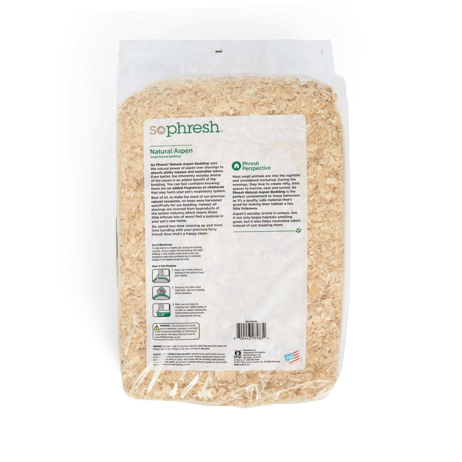 So Phresh Natural Aspen Small Animal Bedding - Nail Gallerys