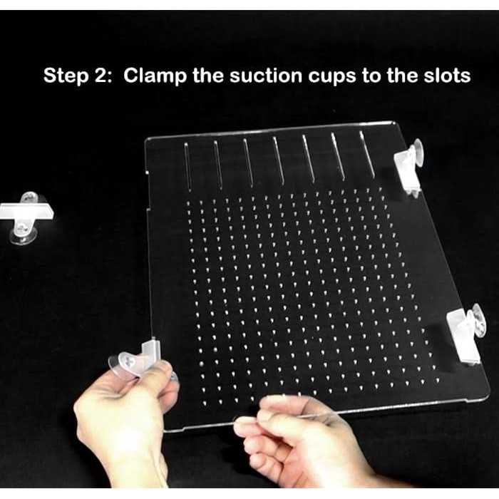 RA AquaTech Acrylic Aquarium Divider Kit 20L 20H 29 40B 125gal Fish Tank with Suction Cups - Nail Gallerys