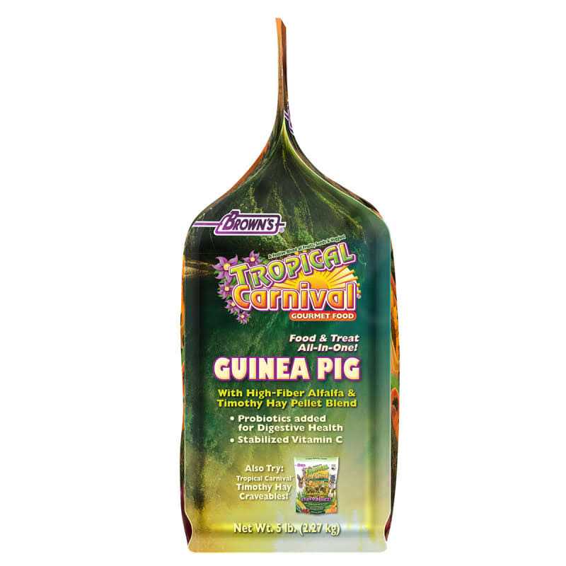 Brown’s Tropical Carnival Gourmet Guinea Pig Food - Nail Gallerys