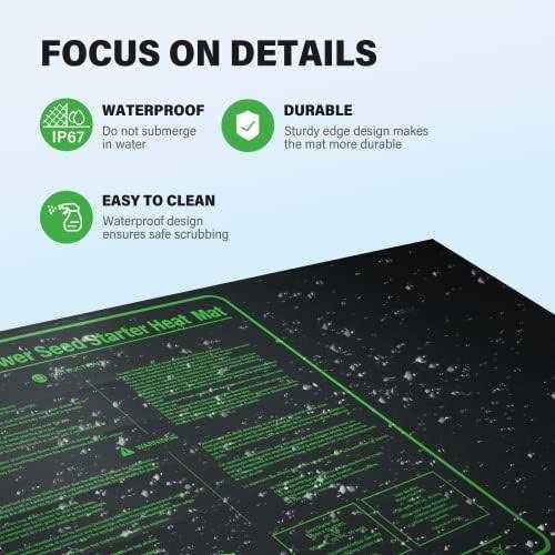 iPower Durable Waterproof Seedling Heat Mat 48 x 20 Warm Hydropo - Nail Gallerys