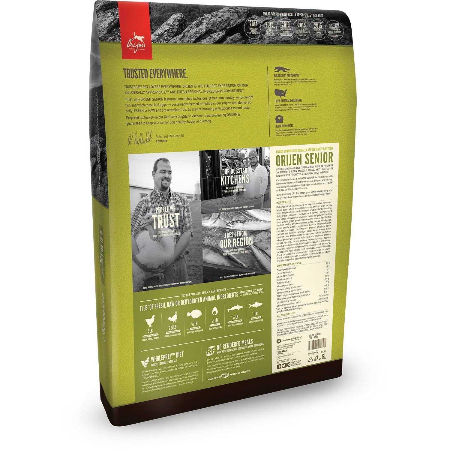 Orijen Senior Dry Dog Food - Nail Gallerys