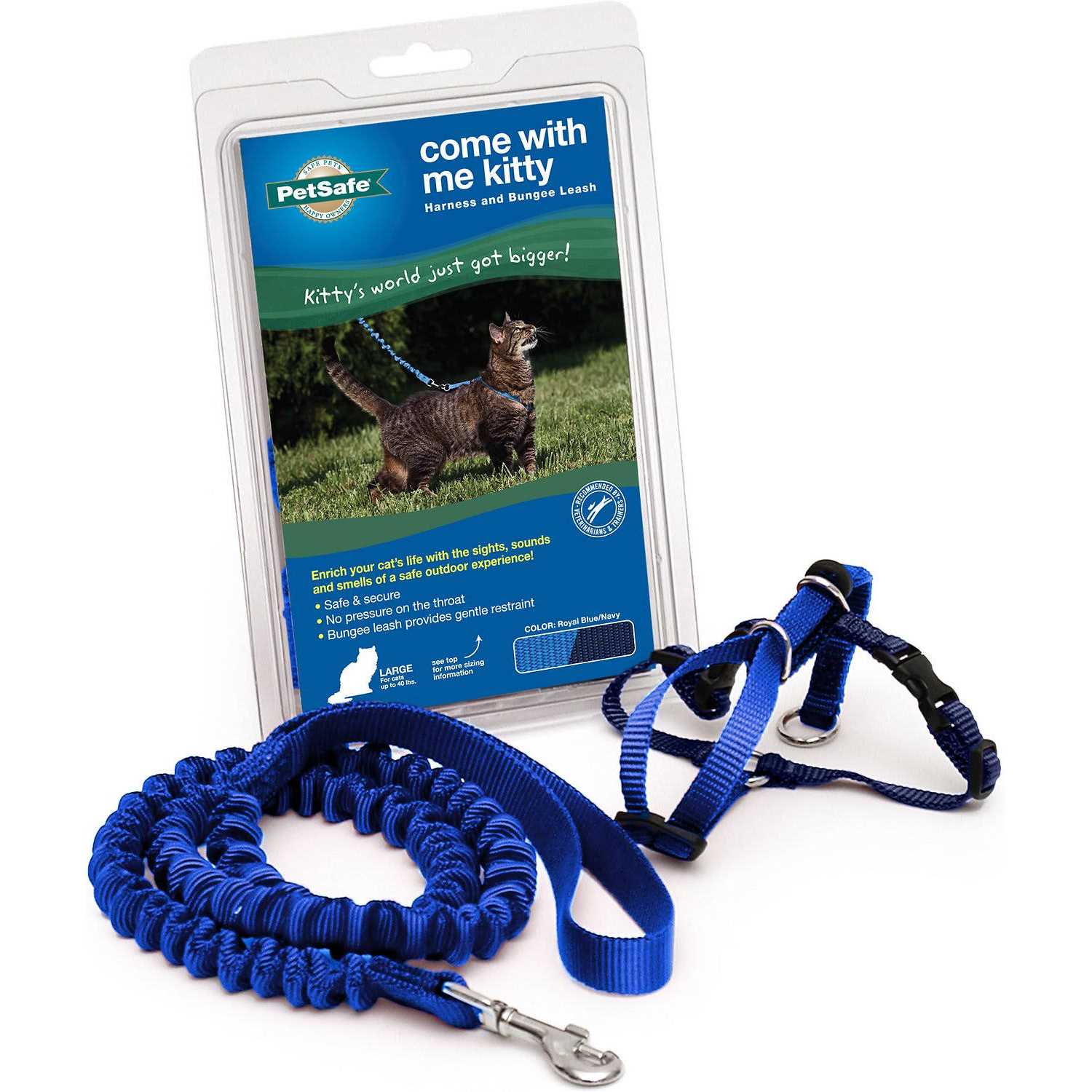 PetSafe Come with Me Kitty Harness Bungee Leash - Nail Gallerys
