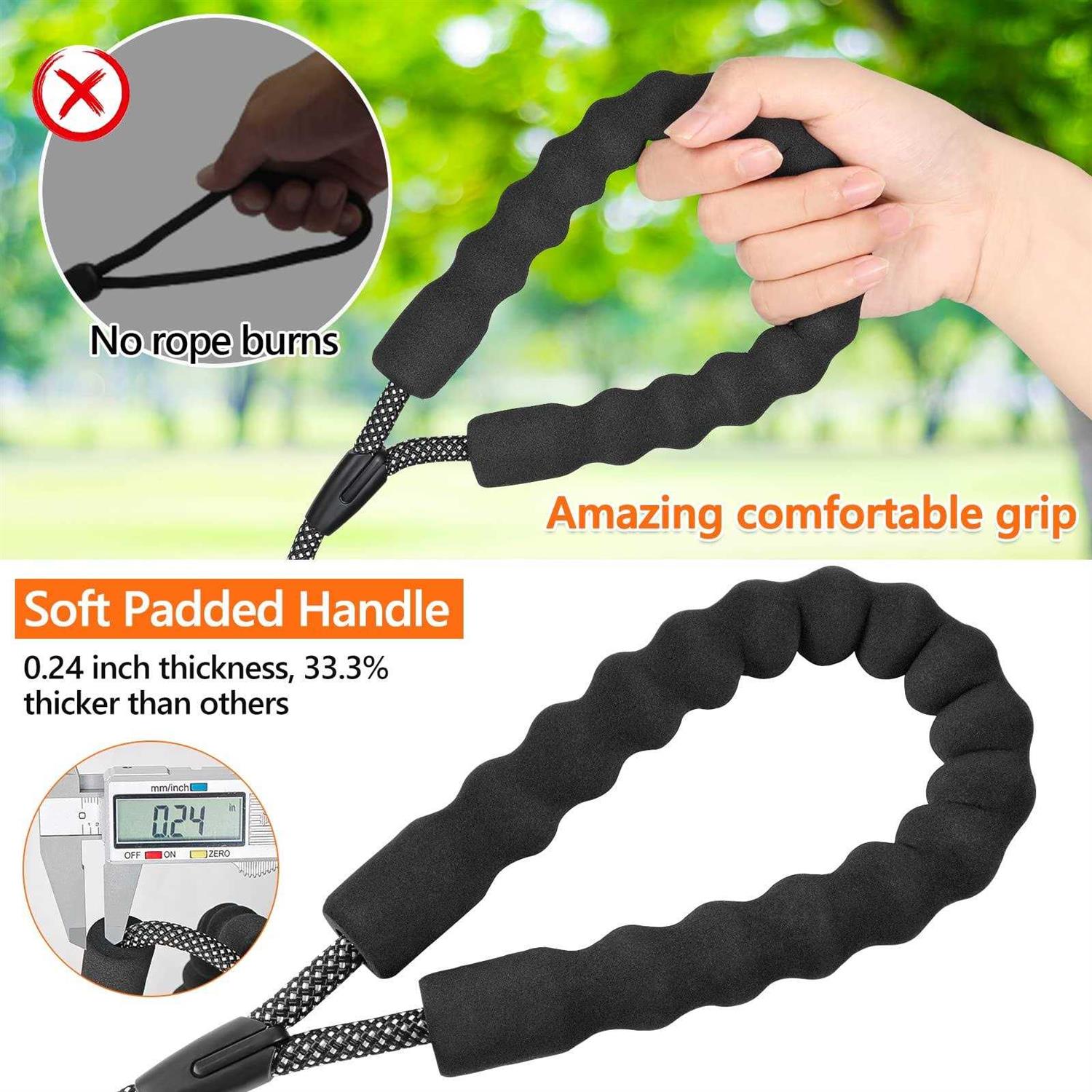 NTR Training Leash for Dogs Rope Dog Leash with Swivel Lockable Hook and Comfortable Padded Handle - Nail Gallerys