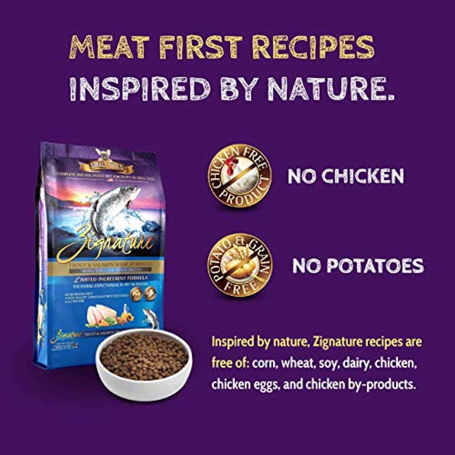 Zignature Dry Dog Food Trout & Salmon Formula Small Bites - Nail Gallerys