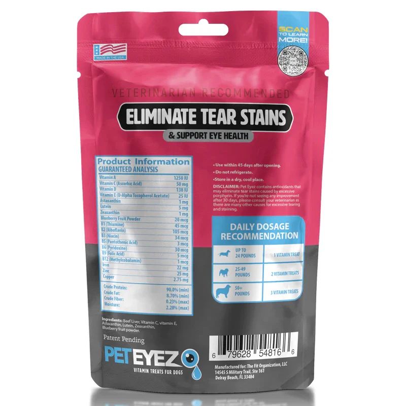 PetEyez Vitamin Treats for Dog Eye Health - Nail Gallerys