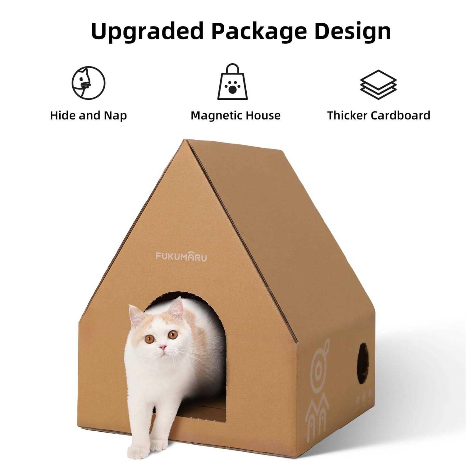 FUKUMARU Cat Wall Furniture Set Transparent Capsule Cat Wall Shelves with 2 PCS Pedals - Nail Gallerys