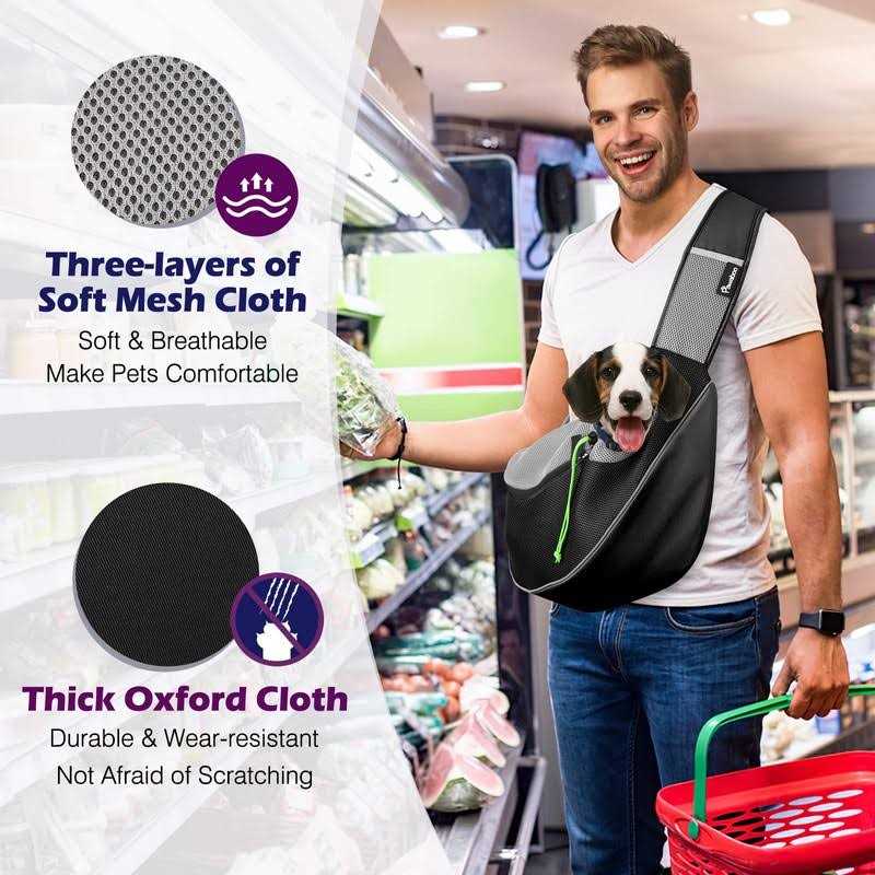 Pawaboo Dog Sling Carrier Dog Papoose - Nail Gallerys